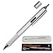 Tool Ballpoint Pen, Multi-Functional Pen, 5.75", Satin Silver