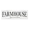 Farmhouse home sweet home wood rustic style wall decor sign 6×18  urban country home decor
