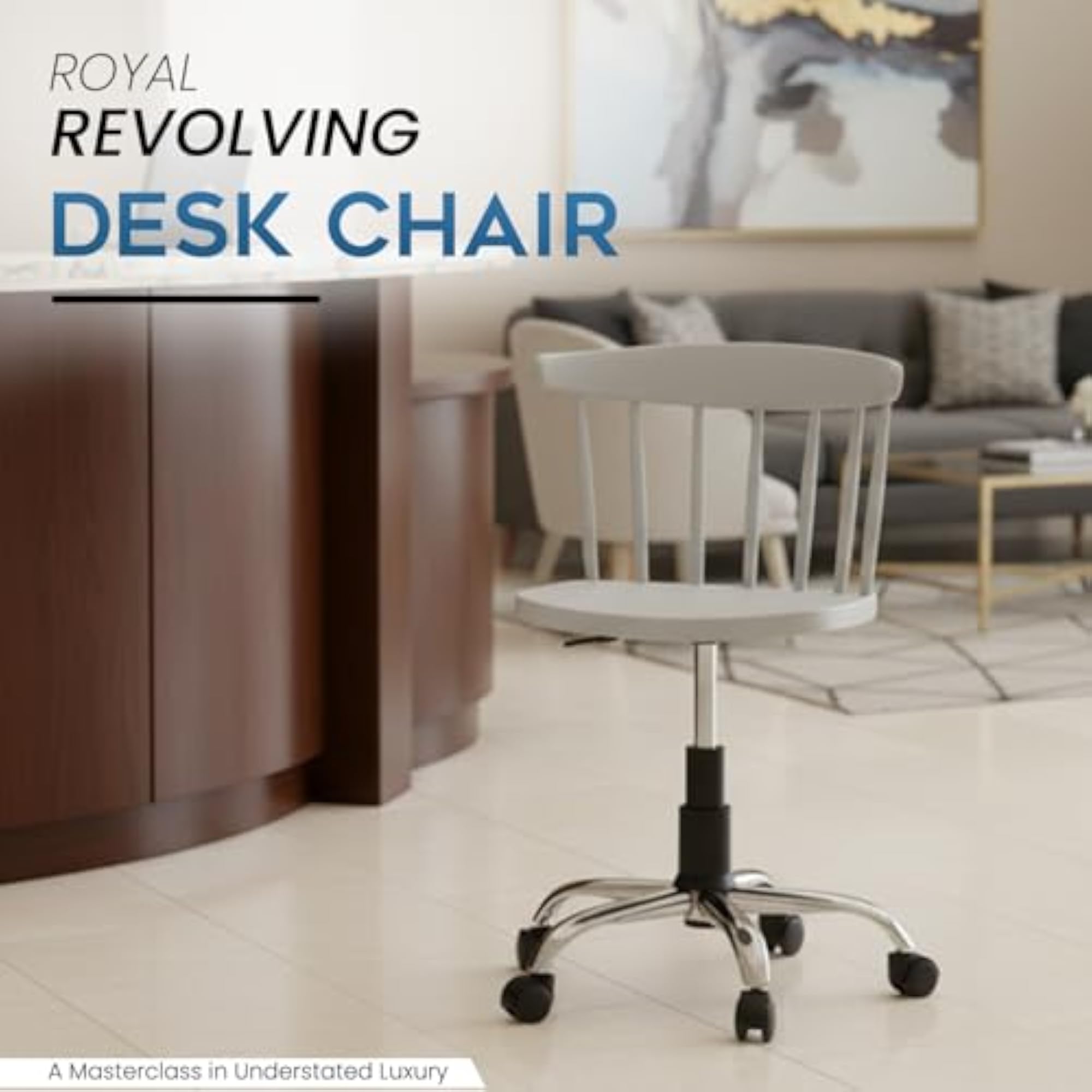Royal Reception Chair, Height Adjustable Design