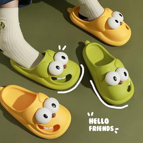 Big Eye Dog Slipper, Cute Funny 3d Big Eye Dog Fun Cartoon Sandals4