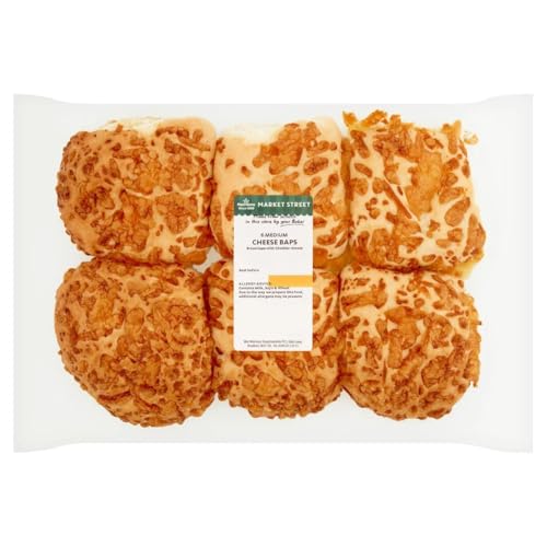 Morrisons Market Street Cheese Topped Rolls 6 Pack