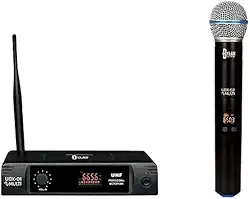 SISTEMA SEM FIO UHF COM 1 MICROFONE DE MÃO COM 30 CANAIS UDX-01 MULTI