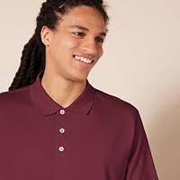 Amazon Essentials Men's Men's Regular-fit Quick-Dry Golf Polo Shirt Shirt, Port, Medium — image 7