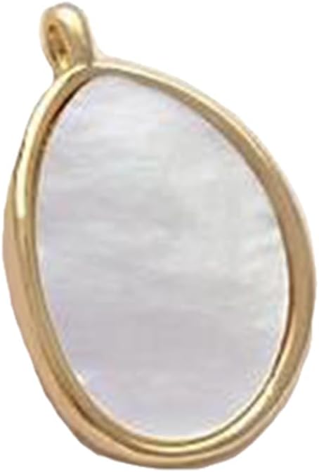 Amazon.co.jp: [UNI STONE] 天然白蝶貝 14KGF チャーム