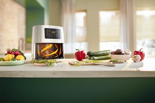 Fritadeira Airfryer Digital Philips Walita Série 3000 4,1 Litros 1400W Branco RI9252/01-127V