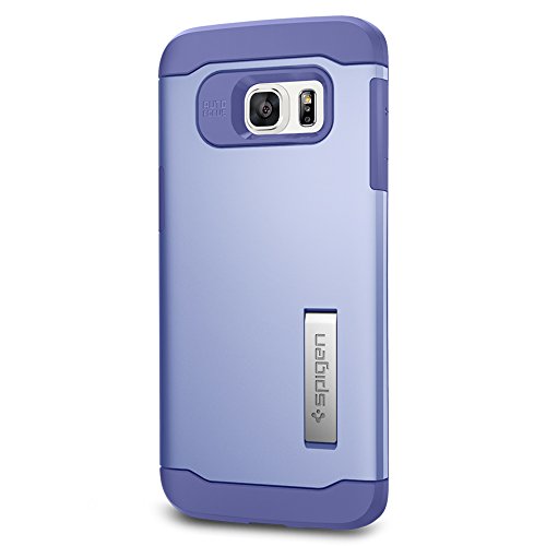 Spigen Slim Armor Galaxy S6 Edge Plus Case with Kickstand and Air Cushion Technology and Hybrid Drop Protection for Galaxy S6 Edge Plus 2015 - Violet