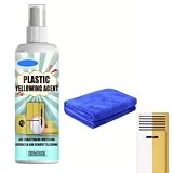 Sbiancante per Plastica Ingiallita,Sbiancante Plastica Ingiallita,Detergente per Superfici in Plasticas,Rinnova Plasticas Pulizia Adatto per Rimuovere L'Ingiallimento da Condizionatori,100ML