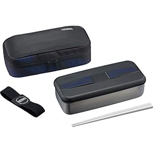 サーモス 弁当箱 ステンレス フレッシュランチボックス 700ml ブラックペイント DSD-703 BK-PT