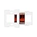 50 Pieces 35mm Slide Film Mounts to Holder 25 Sheets of Film, with Snap-in Design & Precisely Position, Premium Scanning Accessories Worked Well with Most Projectors Scanners Slide Trays Binder Box