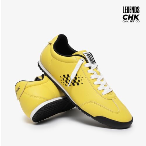 Image of CHK Legend Men's Casual Shoes | Premium Microfiber PU Upper | Cushioned Insole & EVA Midsole | Durable High-Abrasion Outsole | Lightweight Lace-Up Fashion Sneakers for Everyday Comfort