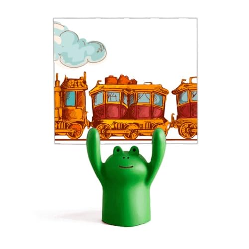 Dessin animé Train Grande-Bretagne Porte-Note et Pince Photo pour Décoration Intérieure