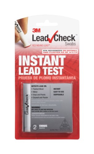 LeadCheck LC-2SDC Disposable Non-Staining Lead Detection Swabs, 2 Per Pack, 2 swabs