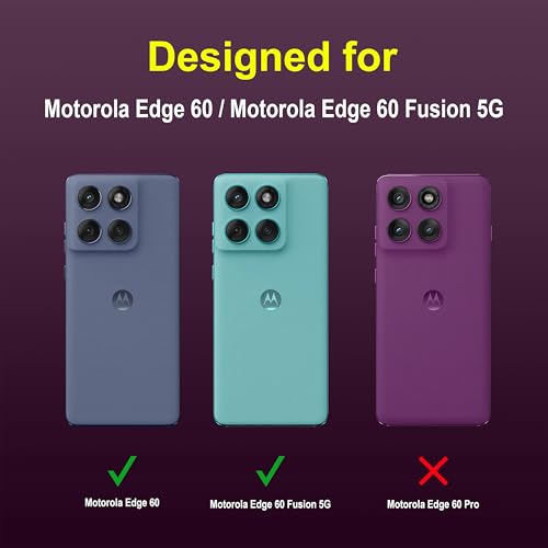 Image of Zapcase Back Case Cover for Motorola Edge 60 | Compatible for Motorola Edge 60 Back Cover | Liquid Silicon Magic Case with Camera Protection | Lavender