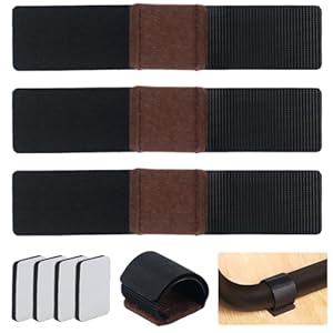 Suevut 48 Stück Stuhlgleiter Filzgleiter Set HMX