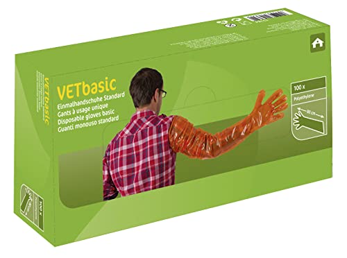 KerblVetbasic - Guantes de Brazo Completo (100 Unidades, 90 cm)
