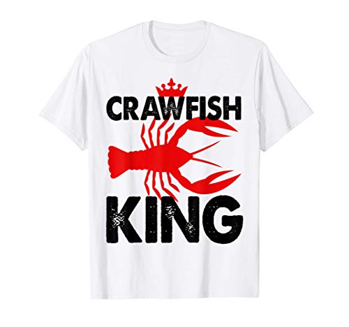 Boil King Crawfish Foodie Tee Shirts Funny Party Gifts Camiseta