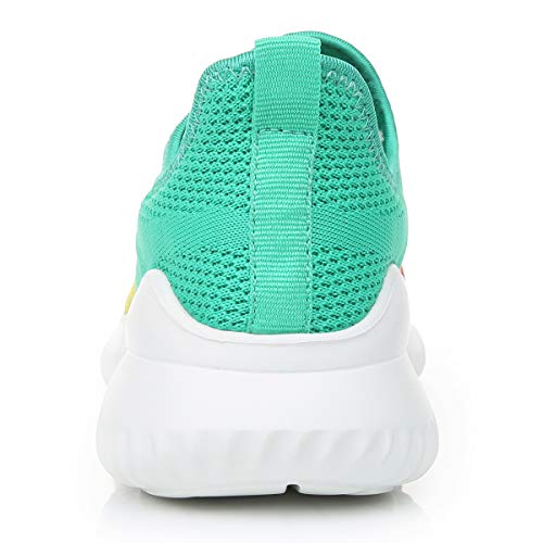 Womens Memory Foam Walking Shoes Lightweight Fashion Sports Gym Jogging Slip on Tennis Running Sneakers Multicolor 7.5 B(M) US