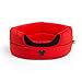 Disney Mickey Mouse 2-in-1 Honeycomb Hut Cuddler in Mickey Bobble, Red, Standard (Dog Bed/Cat Bed)