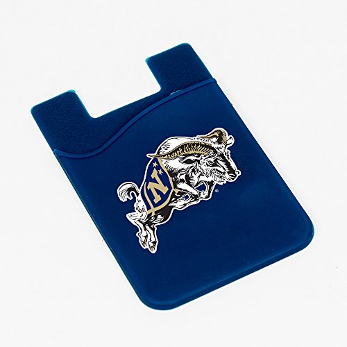 Guard Dog Silicone Credit Card Holder/Phone Wallet - Navy Midshipmen