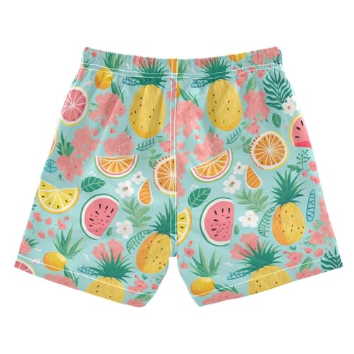 senya Cartoon Cute Fruit Boys Swim Trunks Toddler Shorts Swimwear Boardshorts2