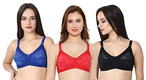 Image of Women Net Non-Padded Wire Free Regular Bra