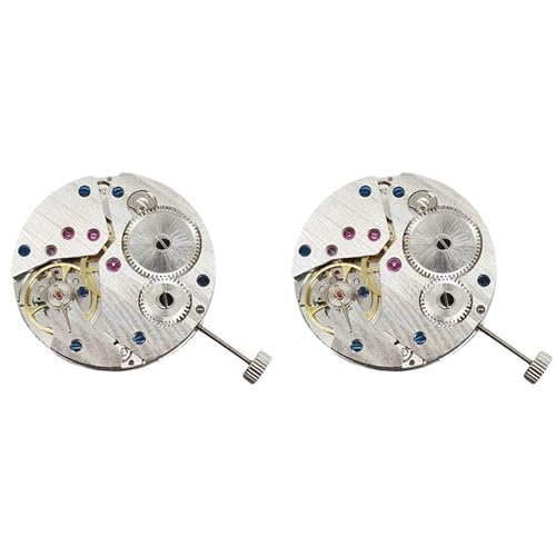 Dxoniislh 2X ST3600 Movimiento 17 ETA 6497 Modelo de Movimiento Parte del Reloj Ajuste para Hombres Reloj Movimiento Mecánico de Cuerda Manual