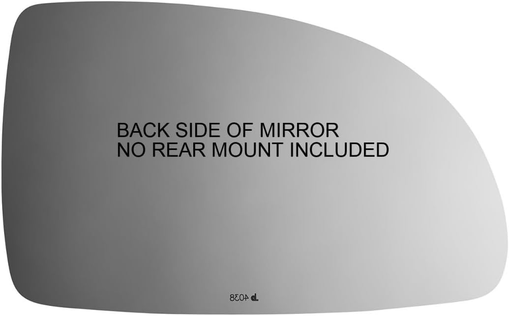 Fits 03-05 Rio/Rio 5 Left Driver Side Mirror Glass Lens w/o Backing Plate
