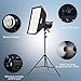 Godox MS300V Studio Flash Kit (2X 300W) with 2 Softboxes, 2 Light Stands, 2 Reflectors, LED Modeling Lamps, 2.4G Wireless X System, Bowens Mount – Ideal for Studio, Portrait & Fashion Photography