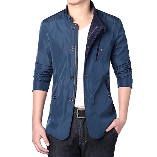 Veste à capuche homme décontractée fine XL col solide style doudoune