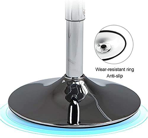 Tabouret de bar moderne en PU de qualité supérieure et base chromée MU - 8