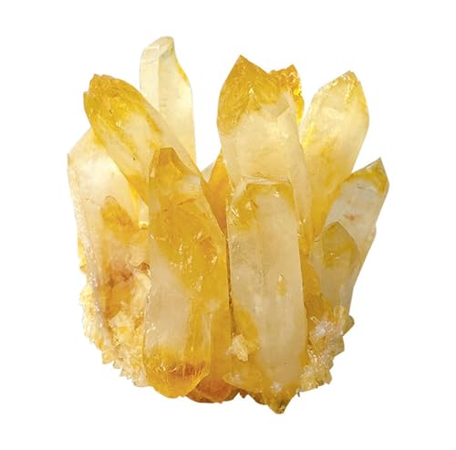 Cluster de citrine pierre jaune pour décoration maison et bureau