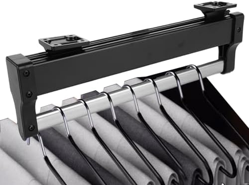 Ausziehbare Kleiderstange 40cm - Platzsparender Schrankorganizer Bis 25kg