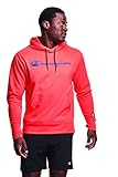 Champion Men's Game Day Graphic Hoodie, Poppy Orange/Multi, Small