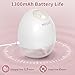 MIFOYO Breast Pump, Wearable Breastfeeding Pump, Electric Breast Pumping, Hands Free Breast Pump with 4 Modes & 9 Levels - Rechargeable Milk Pump, Smart Display for Moms, 24mm 2 Pack