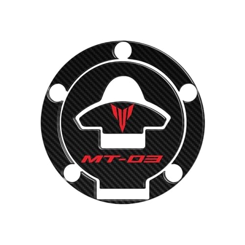 Autocollant Réservoir Moto MT03 (2018-2024) - Protection Antidérapante Noir
