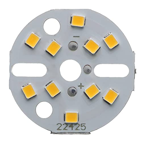 Hegebeck LED Chip Bulb High Power Floodlight Lamp Aluminium Board 5W 300mA Super Bright Light Source High Power Lamp 5730 Chip for Replacing The Light Source 5 PCS