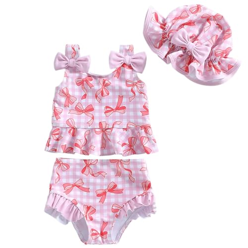 Ensemble de bain à volants bébé fille parfait pour les après-midis d'été à la pataugeoire