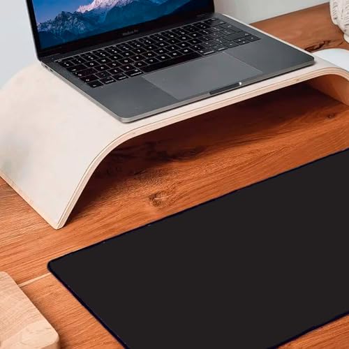 Mouse Pad Gamer Extra Grande Speed Anti Derrapante Profissional Desk Pad Large Wide 120X60 - Preto