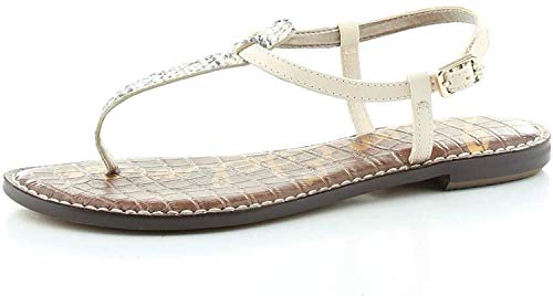 Image of Gigi Gold Boa Signet Flat Sandal by Sam Edelman