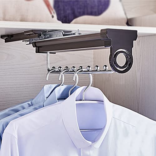Placard de garde-robe rétractable FANDIAO télescopique avec support de cintre coulissant