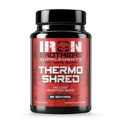 Iron Brothers Thermogenic Fat Burner – Metabolism & Appetite Support – Grains of Paradise, Green Tea & Infinergy Caffeine – Energy & Weight Loss – 60 Veggie Capsules