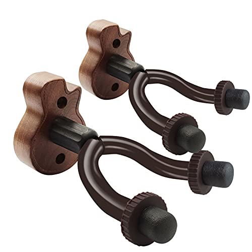 TTCR-II 2 Pièces Support Mural Guitare ,Support Accroche Guitare en bois de noyer Cintres muraux Porte guitare pour… - Les Beatles, Paul McCartney, John Lennon, RIngo Starr, George Harrison TTCR-II 2 Pièces Support Mural Guitare ,Support Accroche Guitare en bois de noyer Cintres muraux Porte guitare pour…