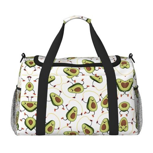 Sac de sport noir pour articles personnels avec motif avocat amusant
