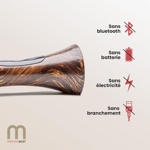 Enceinte naturelle mangobeat® amplificateur de smartphone en bois pour vos moments de détente