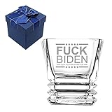 Anti-Biden F Biden Hand Etched Crystal Whiskey Glass, Valentines Day Gifts for Men