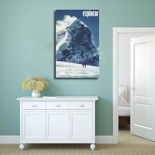 Poster montagne explorateur 40x61cm, idée cadeau idéale - 4