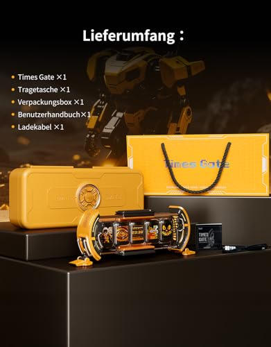 Divoom Times Gate Pantalla de Arte Pixel WiFi - Reloj Digital LED RGB Inteligente con Control de Aplicación para Sala de Juegos, Decoración de Oficina, Pantalla de Color de Alta Resolución (Amarillo) - imagen 5