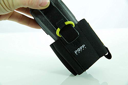 Walkie Caddie (White) - Accessory Pouch For Walkie Talkies | For Motorola Cp 200 And Most Other Walkie Talkies | Black With White Bungee #TOP1
