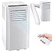 Produktbild 3in1 Mobiles Klimagerät 2,1KW Kühlleistung inkl. Fernbedienung, Klimaanlage, Ventilator, Luftentfeuchter in einem Gerät | Kältemittel R290 | 65dB(A)