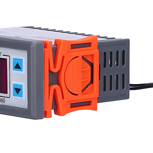 Adjustable Temperature Controller -19℃-99℃ High Accuracy Digital Display Thermostat With Staninless Steel Waterproof Ntc10K Probe #TOP7